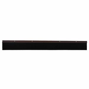 vidaXL Brosses d'&eacute;tanch&eacute;it&eacute; pour porte &agrave; visser 2 pc Marron 100 cm