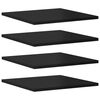 vidaXL Panneaux de biblioth&egrave;que 8 pcs noir brillant bois d&rsquo;ing&eacute;nierie
