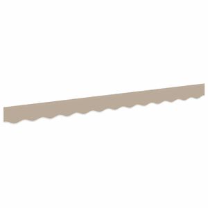 vidaXL Remplacement de lambrequin Beige 2,5 m Polyester