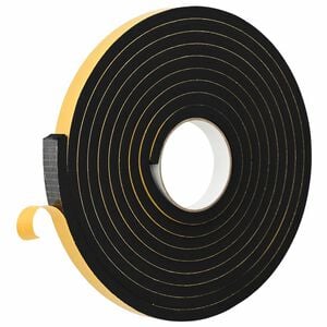 vidaXL Ruban adh&eacute;sif en mousse 10 pcs Noir 20mm x 5m Mousse CR