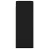 vidaXL Armoires murales 2 pcs noir bois d'ing&eacute;nierie