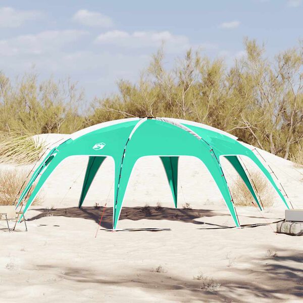 vidaXL Tente de f&ecirc;te vert de mer imperm&eacute;able