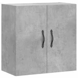 vidaXL Armoire murale gris béton 60x31x60 cm bois d'ingénierie