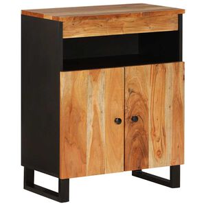 vidaXL Buffet avec 2 portes 60x33x75 cm bois massif d'acacia