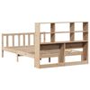 vidaXL Lit biblioth&egrave;que sans matelas 140x190 cm bois de pin massif