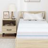 vidaXL Matelas Blanc 80 x 200 cm Tissu jacquard