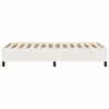 vidaXL Cadre de lit plateforme Cr&egrave;me 80 x 200 cm tissu