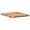 vidaXL Dessus de table Bois d'acacia massif 58x(50-60)x3,8 cm