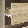 vidaXL Bureau Ch&ecirc;ne Sonoma 90 x 37,5 x 75 cm Bois d'ing&eacute;nierie