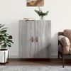 vidaXL Buffet sonoma gris 69,5x34x90 cm bois d'ing&eacute;nierie
