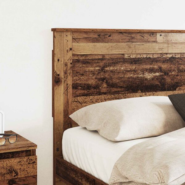 vidaXL T&ecirc;te de lit Bois Ancien 160 cm Bois d'ing&eacute;nierie