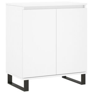 vidaXL Buffet Blanc 60x35x70 cm Bois d'ing&eacute;nierie