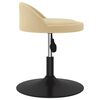 vidaXL Tabouret de bar Cr&egrave;me Velours