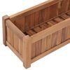vidaXL Lit sur&eacute;lev&eacute; 100x30x25 cm Bois de teck solide
