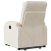 vidaXL Fauteuil inclinable beige tissu microfibre