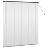 vidaXL Store de Fen&ecirc;tre avec des rideaux Noir Aluminium