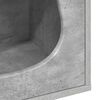 vidaXL Maison pour chat B&eacute;ton 42,5 x 40 x 53,5 cm Bois d'ing&eacute;nierie