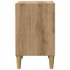 vidaXL Table de chevet ch&ecirc;ne artisanal 40x30x50 cm bois d'ing&eacute;nierie