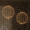 vidaXL Boule avec 384 LED 2 pcs Blanc chaud 59,5 x 59,5 x 63 cm M&eacute;tal
