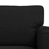 vidaXL Canap&eacute; 120cm 2 pcs Noir M&eacute;tал