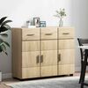 vidaXL Buffet avec &eacute;tag&egrave;re FLORIN Ch&ecirc;ne Sonoma 88,5 x 30,5 x 73 cm
