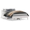 vidaXL Cadre de lit sans matelas blanc 160x200 cm bois de pin massif