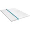 vidaXL Sur-matelas 180 x 200 cm Mousse froide Profil d'&oelig;uf 6 cm