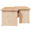 vidaXL Table basse 2 pcs Naturel Bois massif en pin