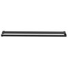 vidaXL Paroi de douche avec &eacute;tag&egrave;re Noir 90x195 cm Verre ESG&Aluminium