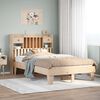 vidaXL Cadre de lit sans matelas 135x190 cm bois de pin massif