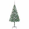vidaXL Sapin de No&euml;l artificiel avec 300 LED Vert 180 cm PVC et Acier