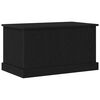 vidaXL Bo&icirc;te de Rangement Ch&ecirc;ne noir 70 x 40 x 28 cm Bois d'ing&eacute;nierie