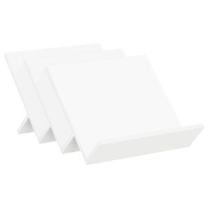 vidaXL &Eacute;tag&egrave;re &agrave; magazines Blanc 53 x 40 x 28,5 cm Bois d'ing&eacute;nierie
