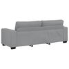 vidaXL Canap&eacute; &agrave; 3 places gris clair 180 cm tissu
