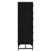 vidaXL Buffet Ch&ecirc;ne noir 35 x 37 x 117 cm