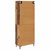 vidaXL Haut Armoire Bois Ancien 69,5 x 34 x 180 cm Bois d'ing&eacute;nierie
