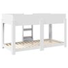 vidaXL Lit Superpos&eacute; pour Enfants Blanc 100 x 200 cm Bois d'ing&eacute;nierie