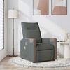 vidaXL Fauteuil de massage inclinable Gris fonc&eacute; Tissu