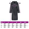 vidaXL Peignoir KINN Anthracite M Coton