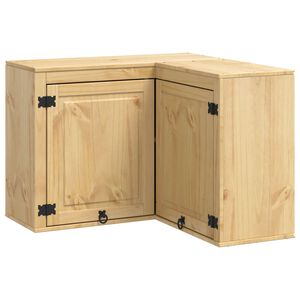 vidaXL Armoire SKI Brun Miel 80 x 80 x 60 cm Pin massif