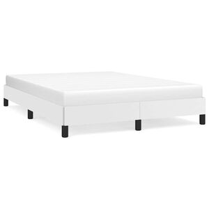 vidaXL Cadre de lit sans matelas blanc 140x200 cm similicuir