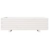 vidaXL Jardini&egrave;re blanc 90x60x26,5 cm bois de pin massif