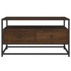 vidaXL Meuble TV ch&ecirc;ne marron 80x35x45 cm bois d'ing&eacute;nierie