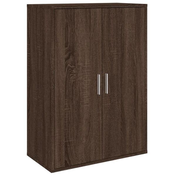 vidaXL Buffet ch&ecirc;ne marron 60x31x84 cm bois d'ing&eacute;nierie