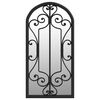 vidaXL Miroir Noir 70x30 cm Fer pour utilisation &agrave; l'int&eacute;rieur