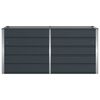 vidaXL Jardini&egrave;re Anthracite 160 x 80 x 75 cm Acier