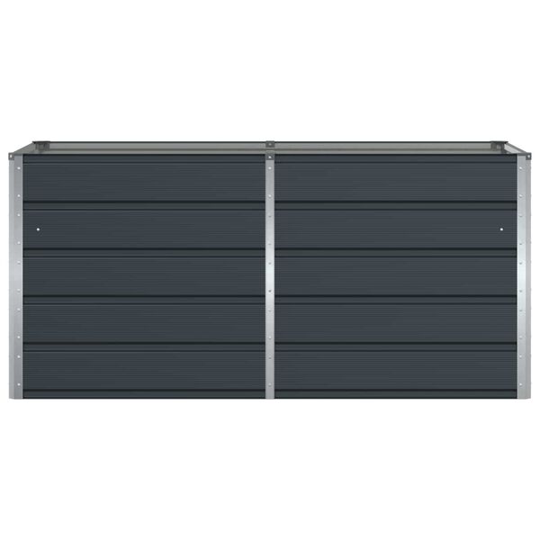vidaXL Jardini&egrave;re Anthracite 160 x 80 x 75 cm Acier