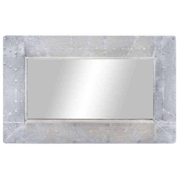 vidaXL Miroir de style aviation 80x50 cm M&eacute;tal