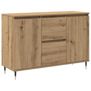 vidaXL Buffet Ch&ecirc;ne artisanal 101,5 x 35 x 70 cm Bois d'ing&eacute;nierie