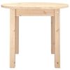 vidaXL Table basse Ø 55x45 cm Bois massif de pin